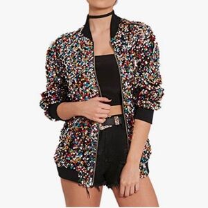 Multicolor Sequin Women's Jacket